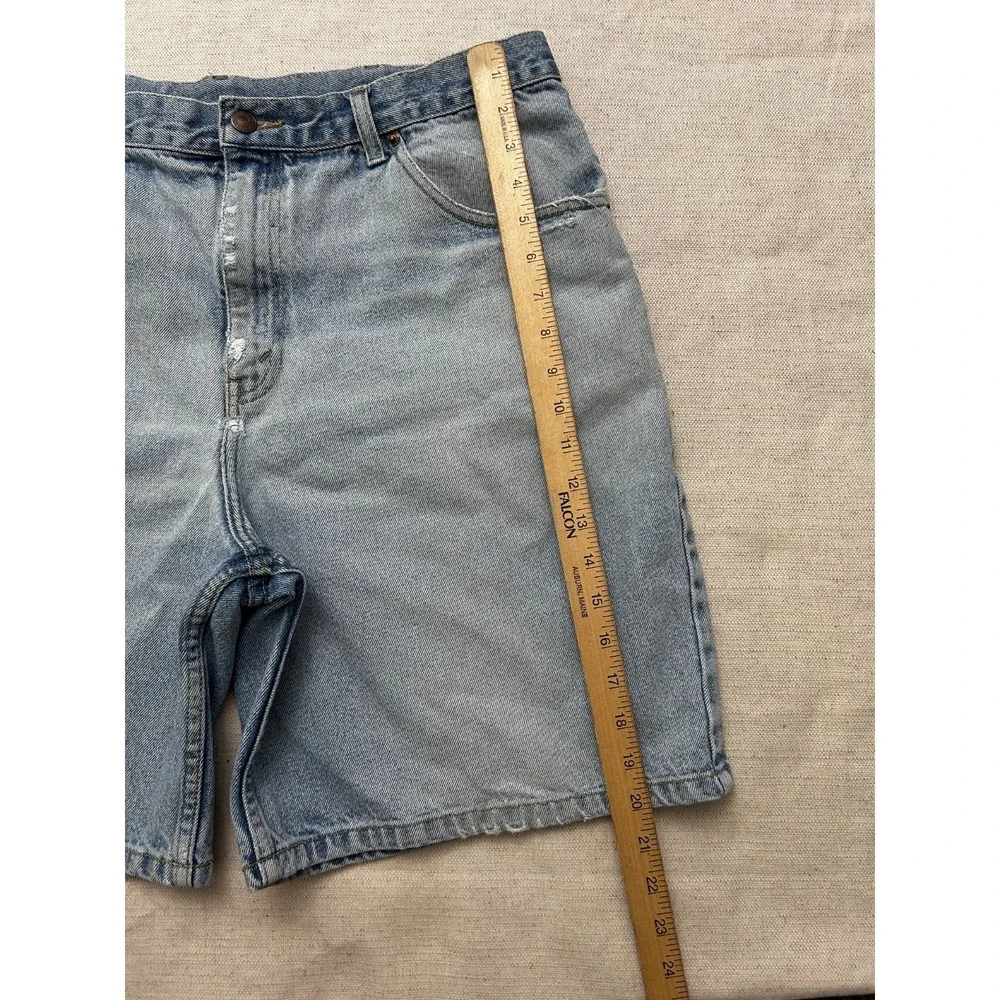 Britannia Vintage Denim Shorts Men's 38 Light Wash 100% Cotton Casual Jean Short